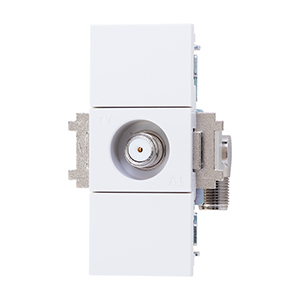 テレビ受信用機器/直列ユニット／テレビ端子/スイッチ付きテレビ端子