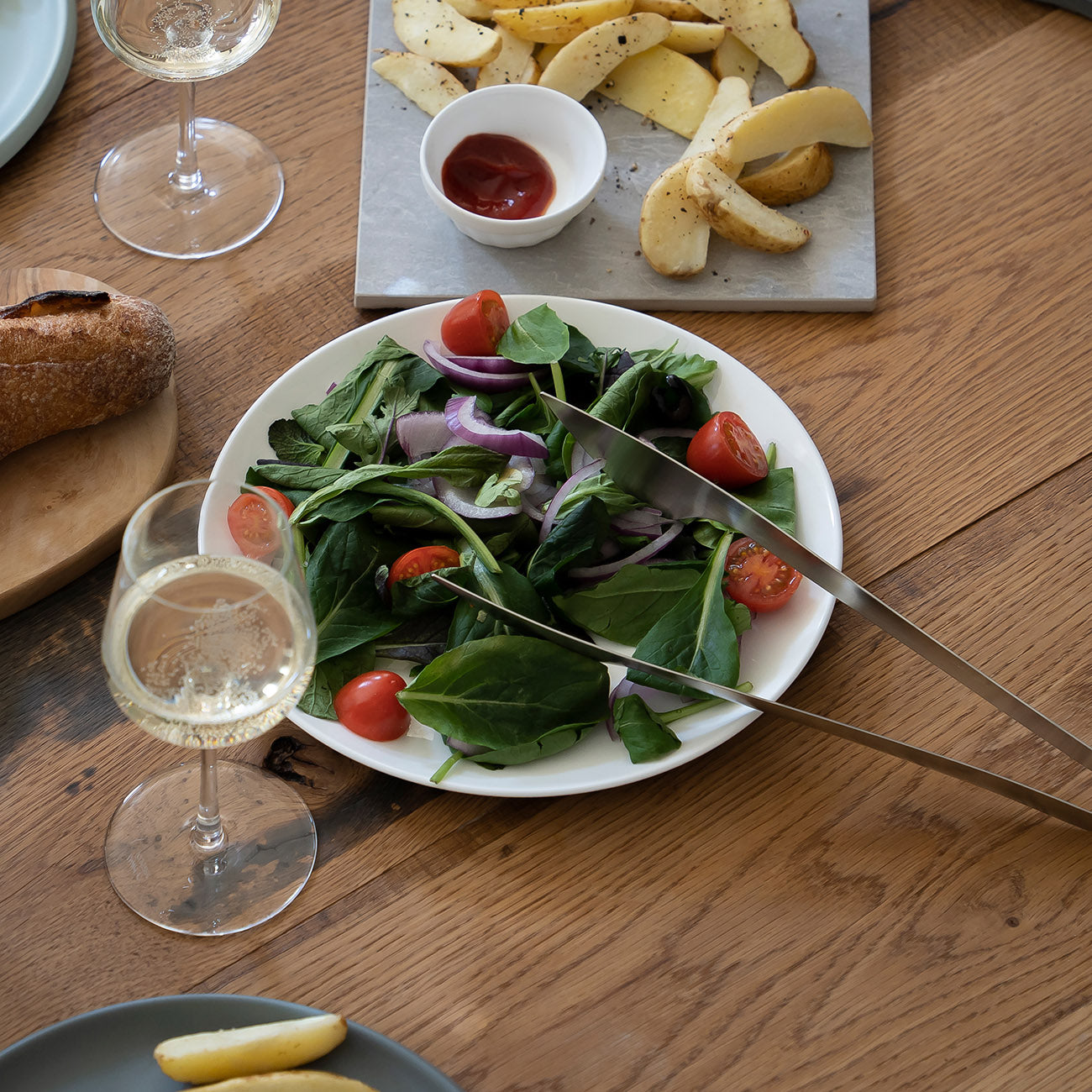 23cmプレート｜柳宗理ボーンチャイナシリーズ｜柳宗理｜白いカフェ食器