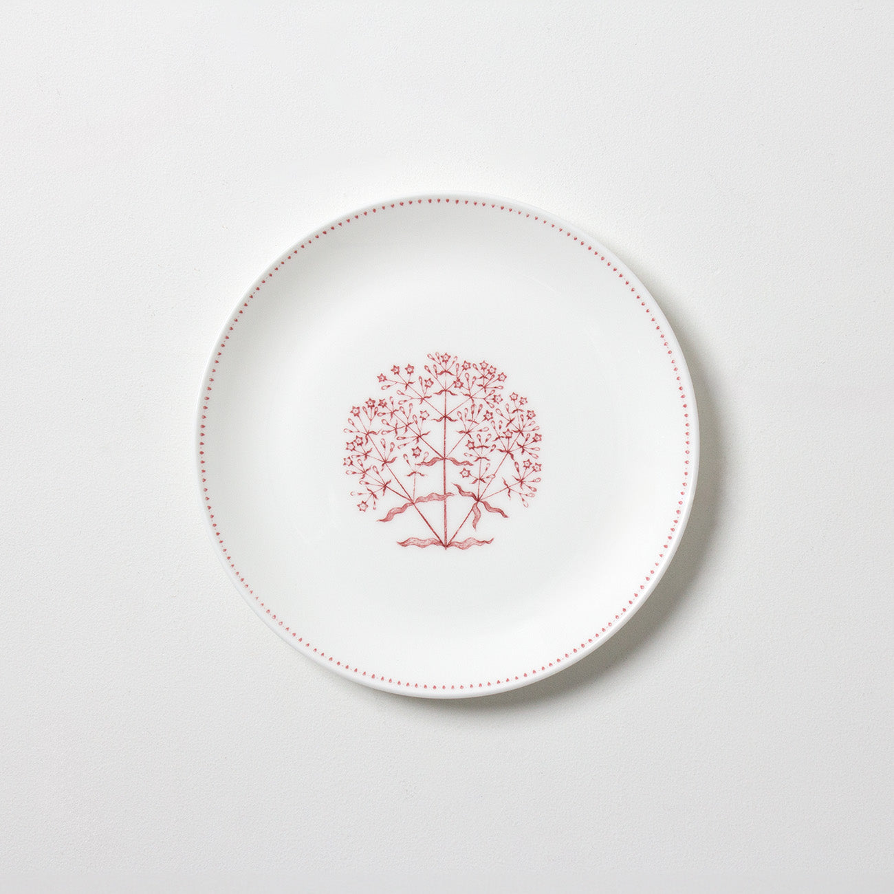 珍しい絵付きデザインの柳宗理ボーンチャイナシリーズ KIKYO(ききょう