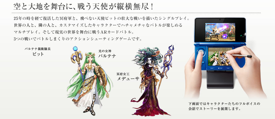 新・光神話 パルテナの鏡：ゲーム概要