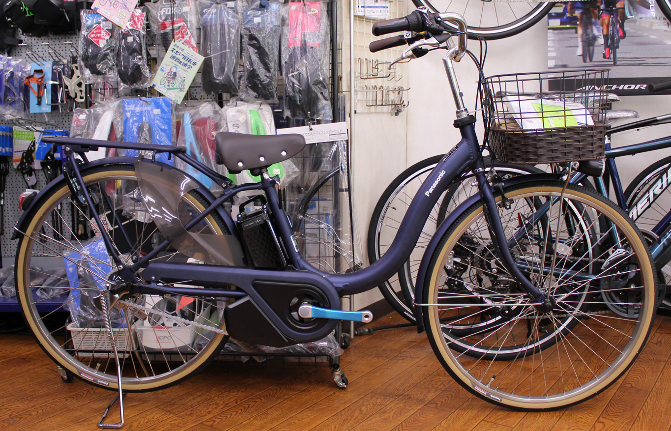 Panasonic製の電動アシスト自転車ティモLが入荷いたしました。
