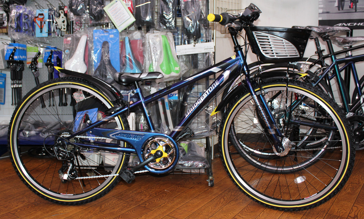 ブリヂストンの子供用自転車クロスファイヤーJr26自動点灯が入荷いたし