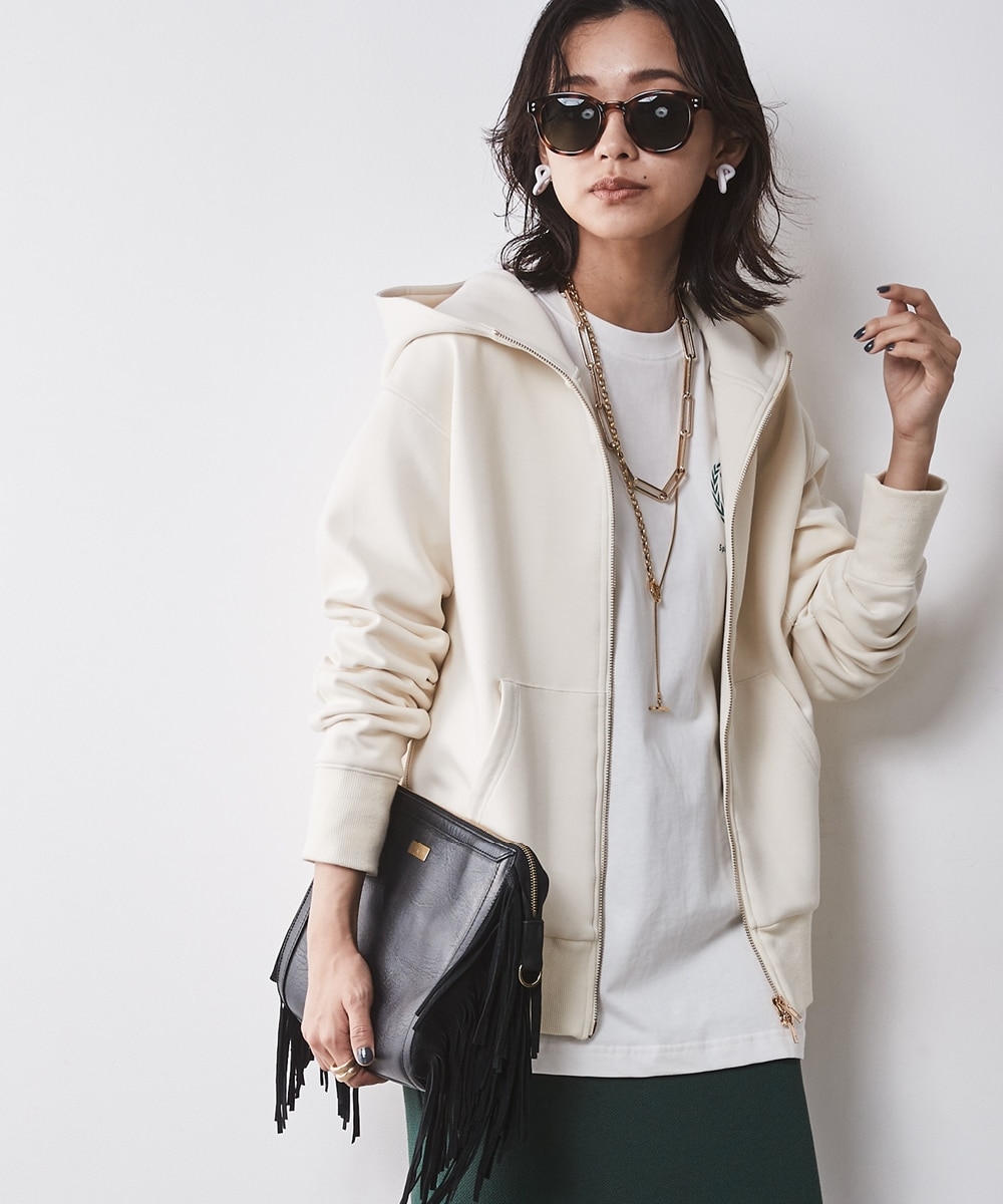 ボンディングパーカー＜大きいサイズ有＞シックスタイル 通販【ニッセン】