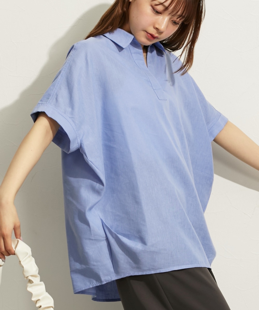 吸汗速乾・UV・抗菌防臭】スキッパーシャツ 通販【ニッセン】