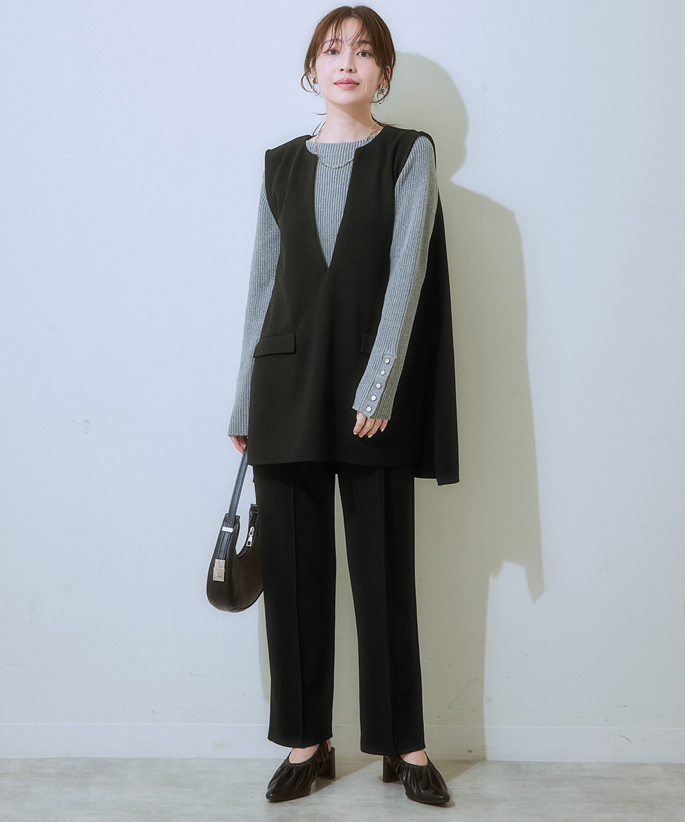 ベストセットアップ（ポケット付ベスト+パンツ）＜大きいサイズ有