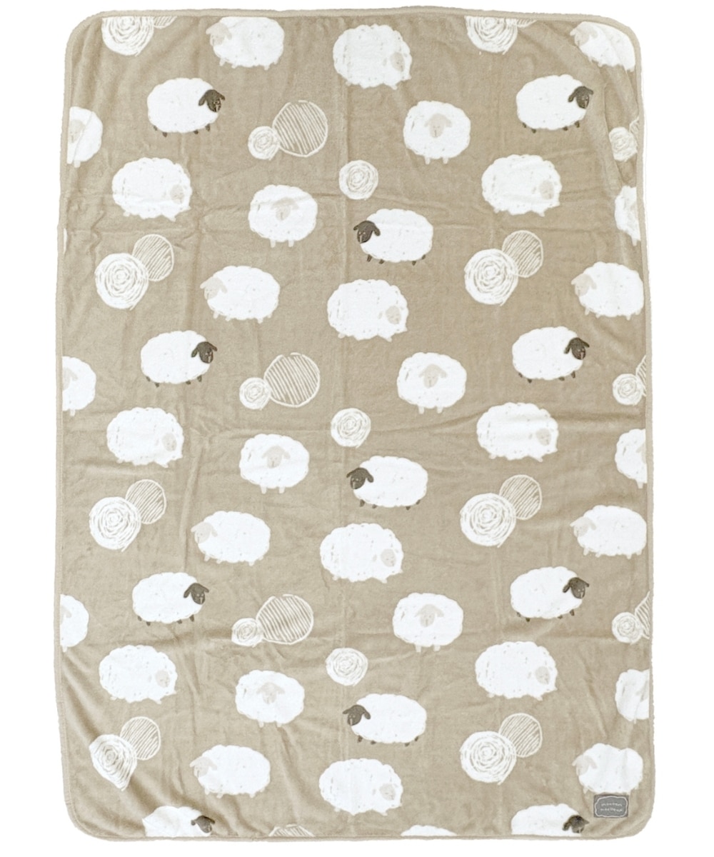 ぞろぞろひつじくんマイクロフリースブランケット（選べる2サイズ