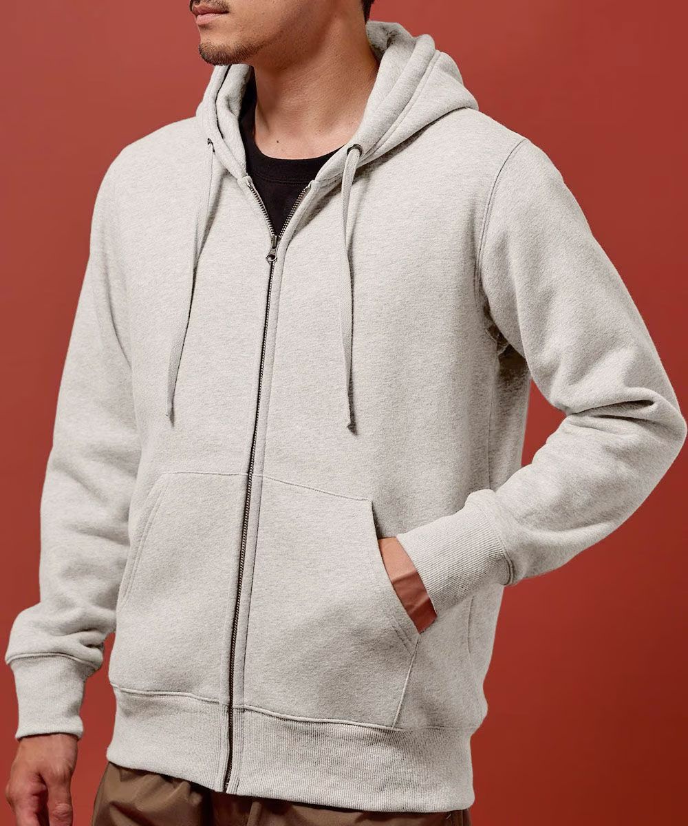 裏起毛フルジップパーカー【大きいサイズ有】 通販【ニッセン】