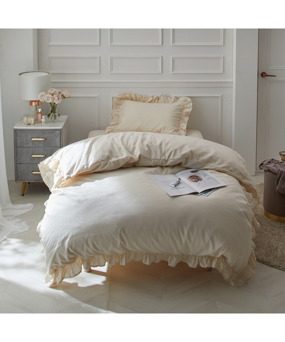 フリル布団カバーセット【フルーエ/大人可愛い】 通販【ニッセン】