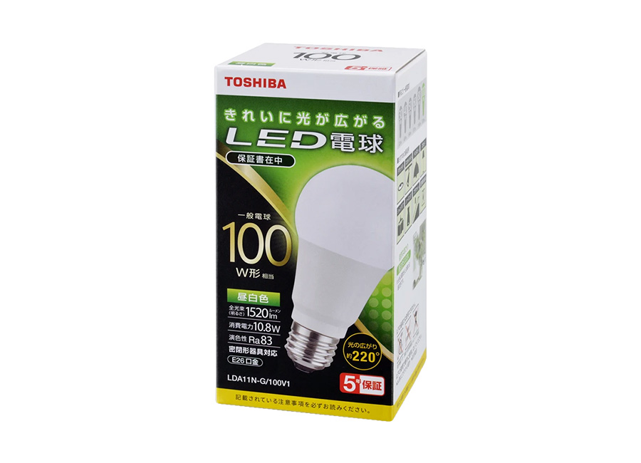 LDA11N-G/100V1 | LED電球商品一覧 | NVC Lighting Japan 株式会社