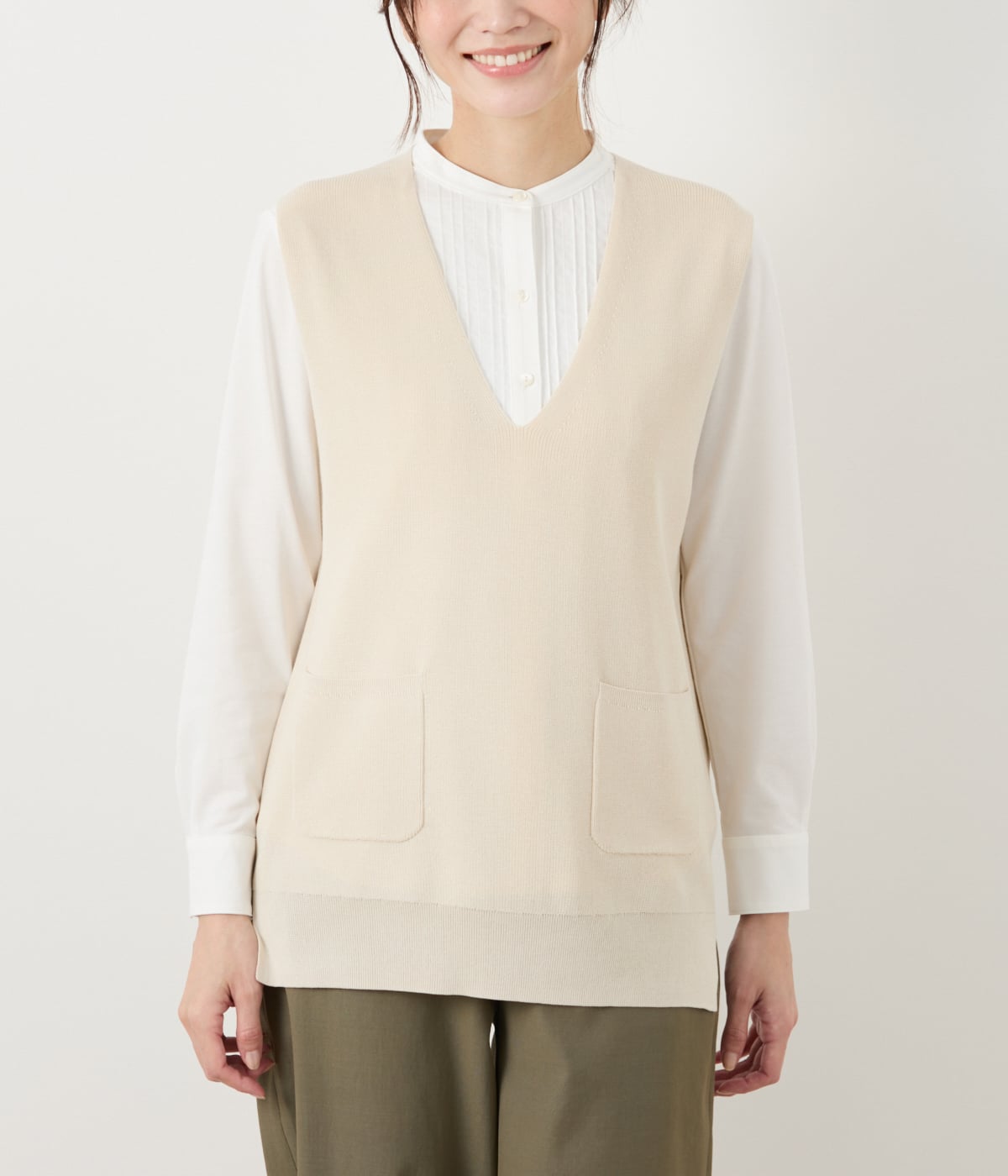 片畦ニットベスト(51795621-2025)｜ファッション通販のNY.ONLINE