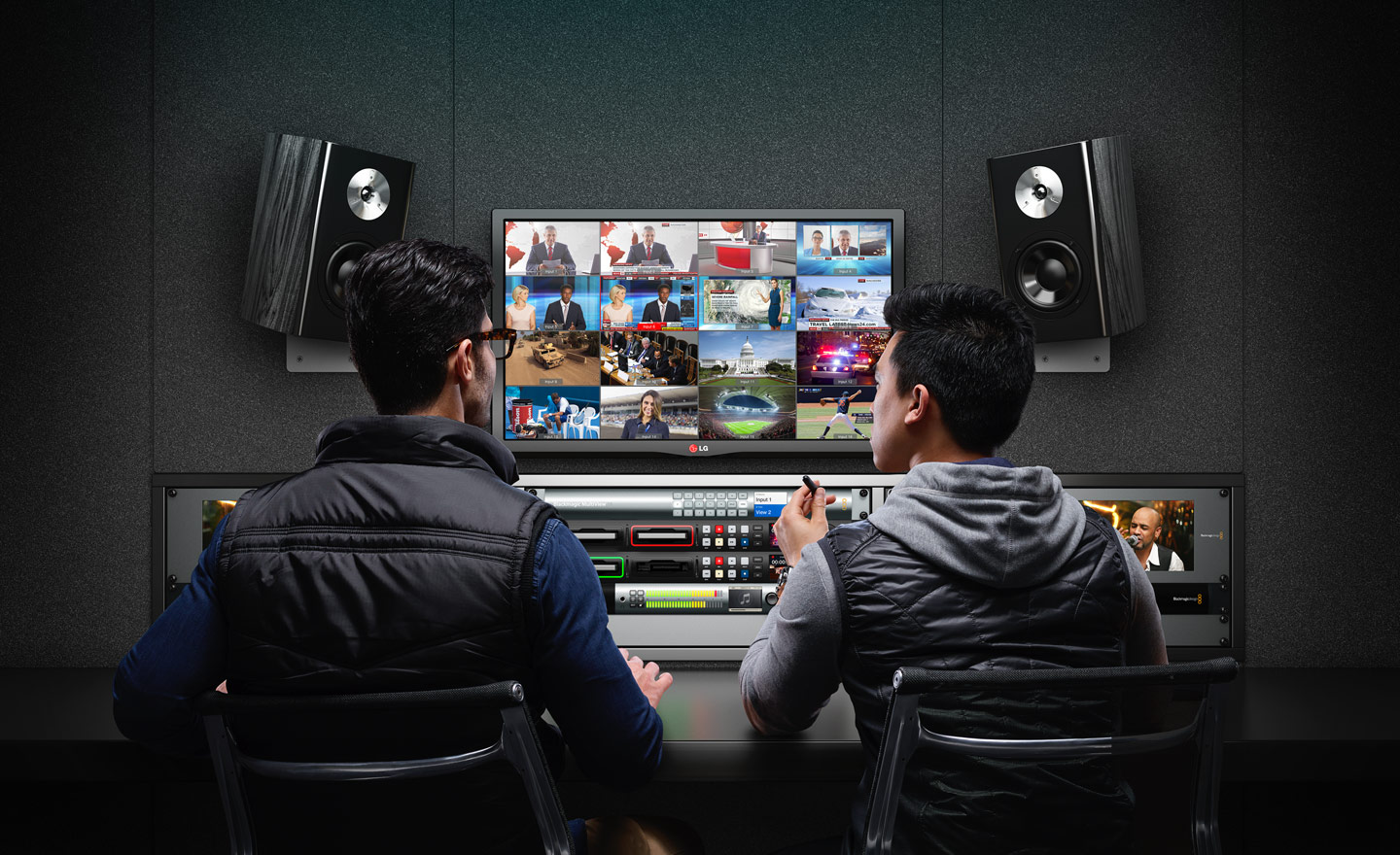 Blackmagic製16系統ネイティブUltra HDマルチビューアBlackmagic