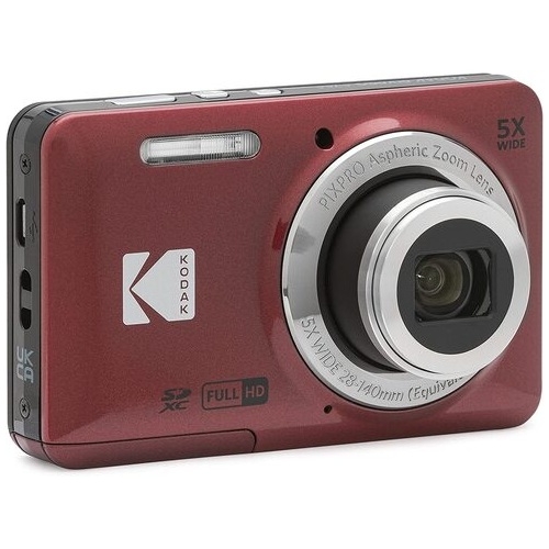 スマートオフィス】コンパクトデジタルカメラ FZ55RD レッド コダック