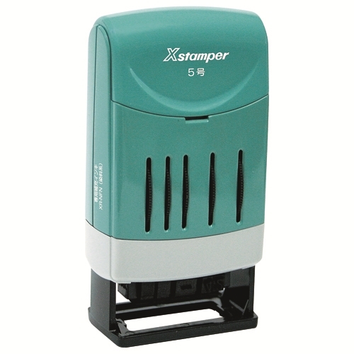 スマートオフィス】Xスタンパー回転日付印 5号XNDB-5/H-K シヤチハタ