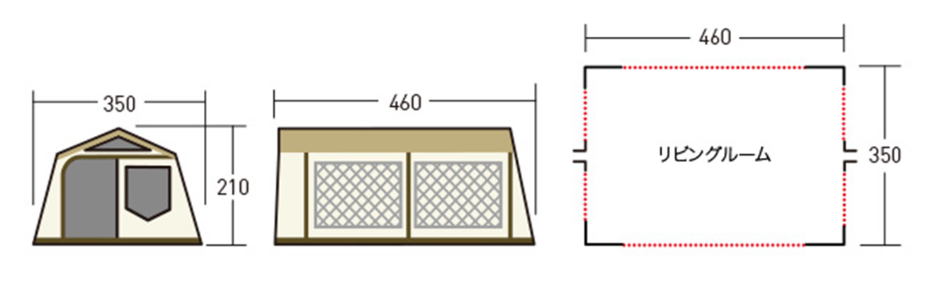 ロッジシェルターT/C [ogawa] | ソトラバ オンラインショップ