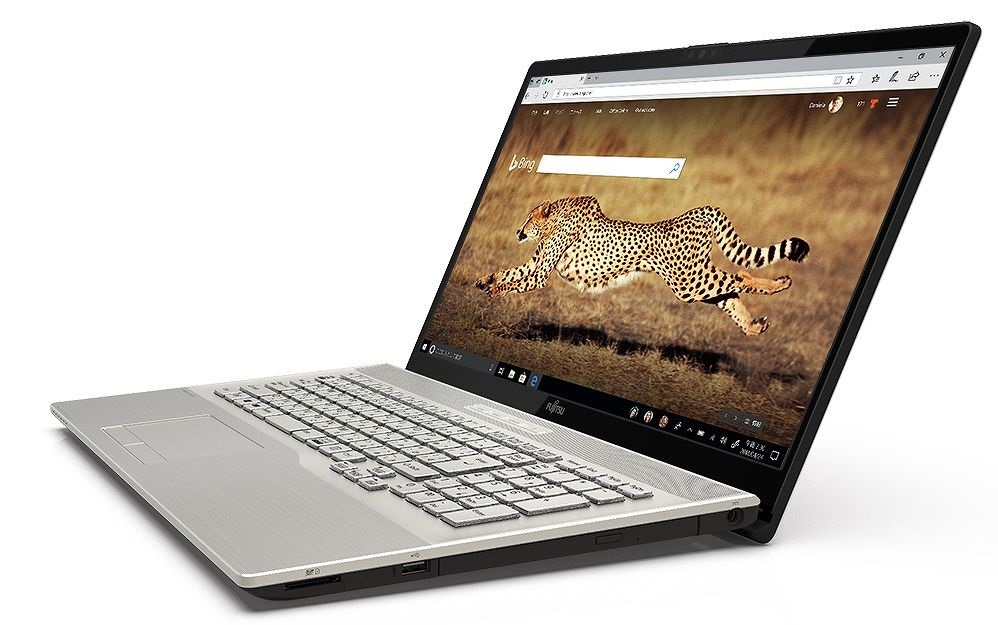 ノートパソコン LIFEBOOKNH78/E2 シャンパンゴールド FMVN78E2GB