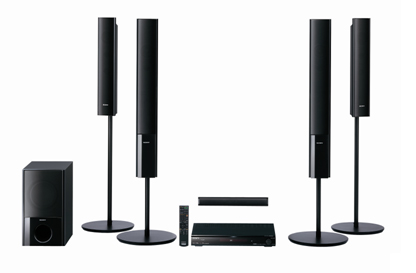 ブルーレイディスクのサウンドをリアルに表現する5.1chホームシアター