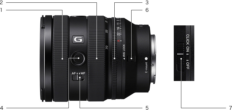 FE 20-70mm F4 G 特長 : その他の特長 | デジタル一眼カメラα