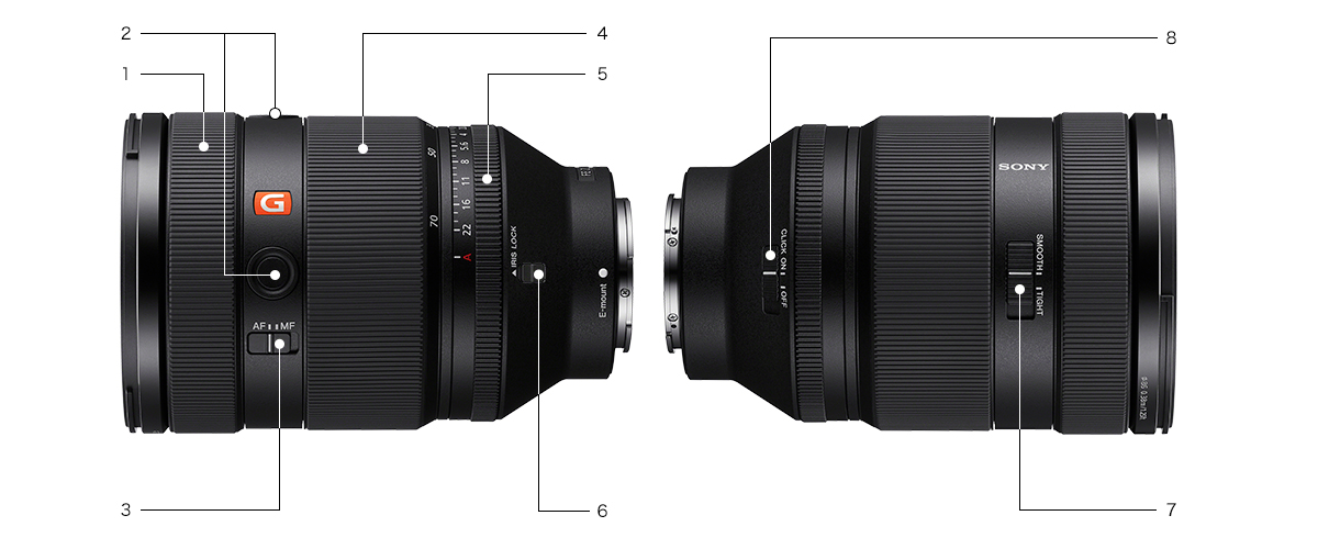 FE 28-70mm F2 GM 特長 : その他の特長 | デジタル一眼カメラα