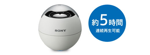 SRS-BTV5 特長 : サウンド＆ファンクション | アクティブスピーカー