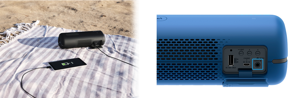 SRS-XB32 特長 : 便利機能 | アクティブスピーカー／ネックスピーカー