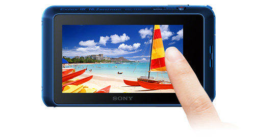 SONY Cyber-shot DSC-TX20 ブルー 防水デジカメ DSC-TX20 | デジタル
