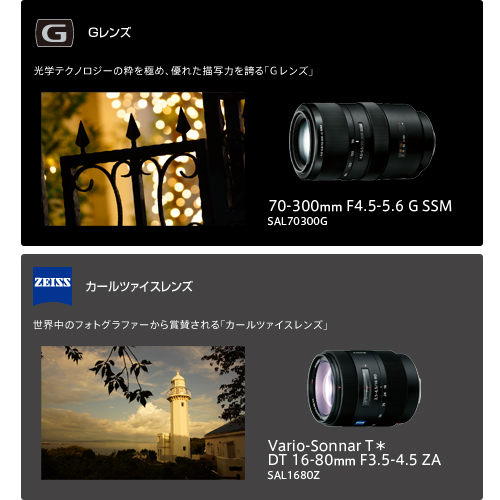 α65 特長 : おすすめレンズ＆アクセサリー | デジタル一眼カメラα