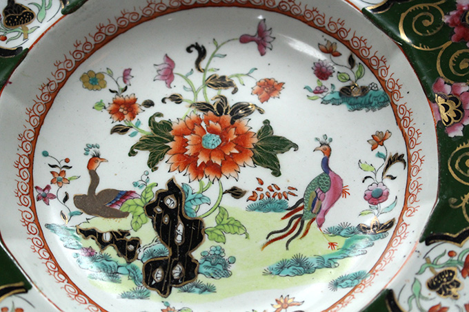 アンティークMASON'S イギリス メイソン社 シノワズリ模様 のお皿