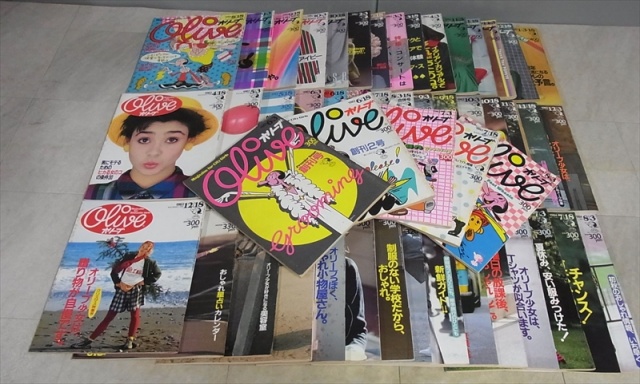 買取販売情報｜雑誌『オリーブ（olive）』1982年創刊号から第50号まで