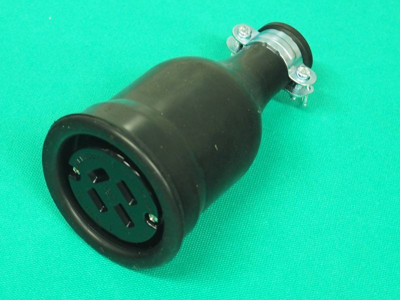 防水コネクタボディ MC2615 接地3P 20A.250V(旧4P) 明工社 - 溶接用品