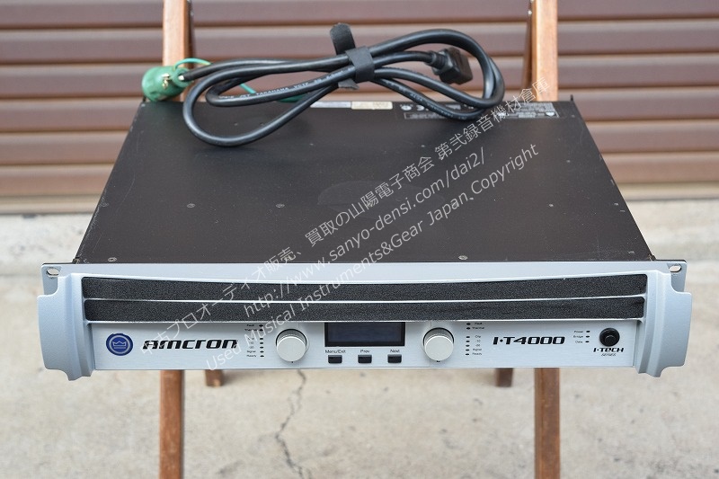 AMCRON I-T4000 パワーアンプ 中古｜山陽電子商会 第弐録音機材倉庫