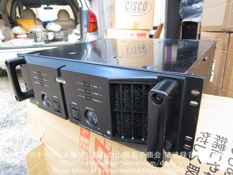 中古音響機材】 RAMSA WP-9440 650W PA、モニターパワーアンプ 全国