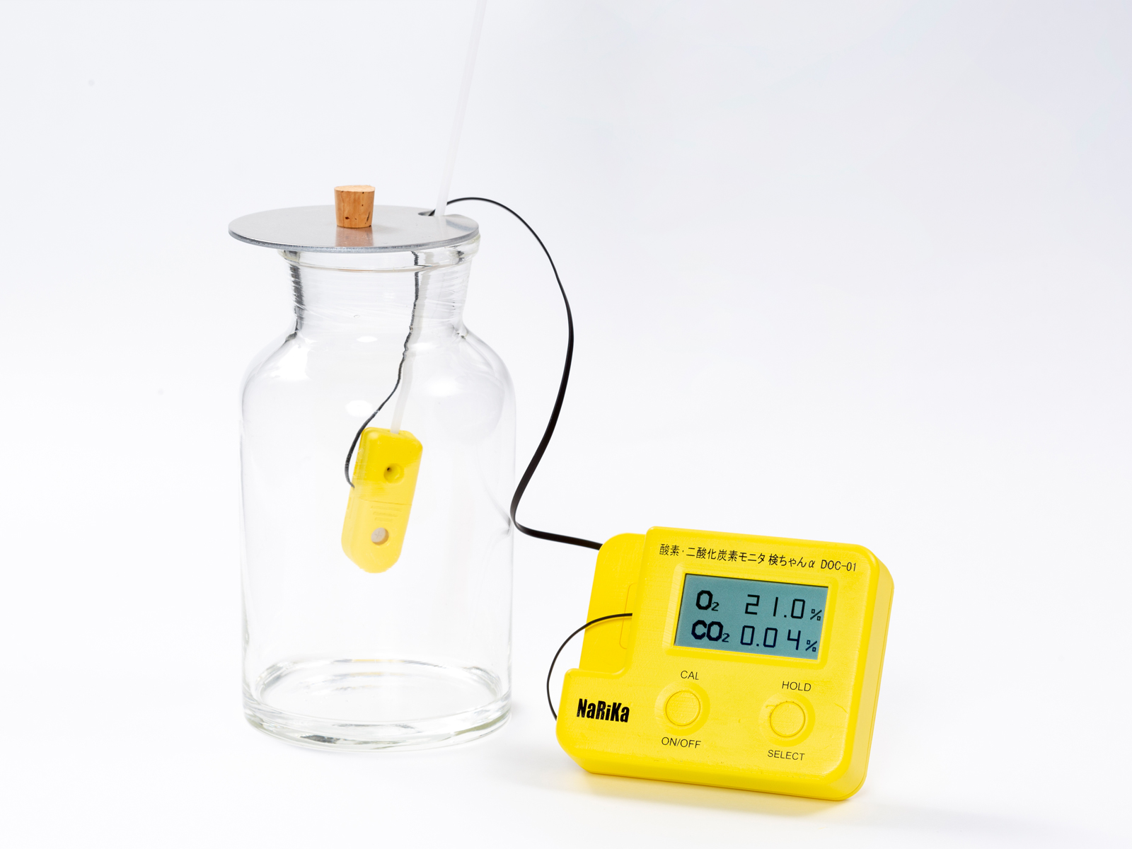 酸素・二酸化炭素モニタ 検ちゃんα DOC-01FS