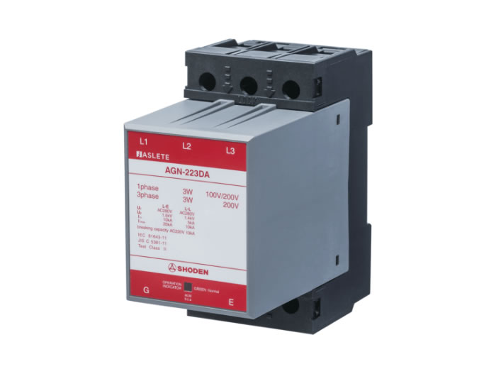 AGN-4シリーズ｜電源用SPD（避雷器）｜雷害対策｜株式会社昭電
