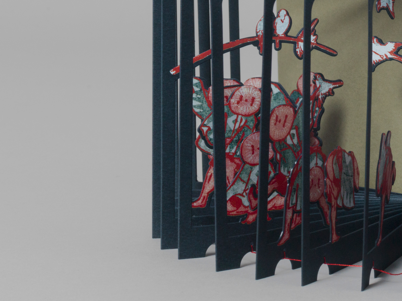 360°BOOK 葛飾北斎 雀踊り / HOKUSAI SUZUME ODORI｜青幻舎 SEIGENSHA