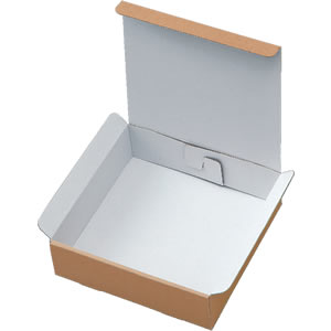 ケースN式 茶 200×200×60:化粧箱net【紙箱/小箱/ギフト箱】