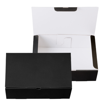 ケースN式 両面撥水 黒 295×195×100: ギフトボックス・外箱｜包装資材