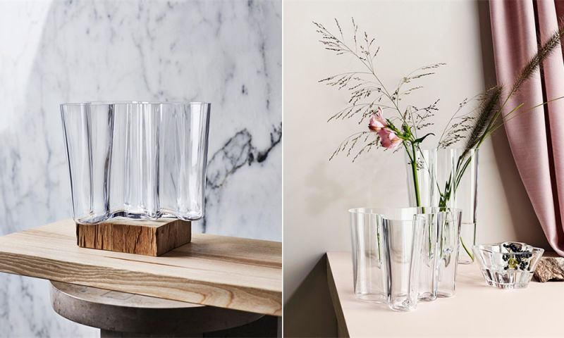 ルーツ フラワーベース 115×140mm / リネンiittala（イッタラ