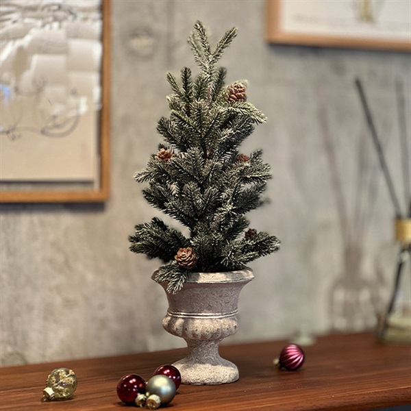 シャビー エレガント ポットツリー S 高さ40cmクリスマス christmas