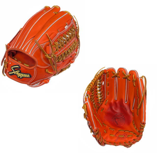 センスポ】久保田スラッガー硬式内野グラブ KSG-MS1 Fオレンジ 高校