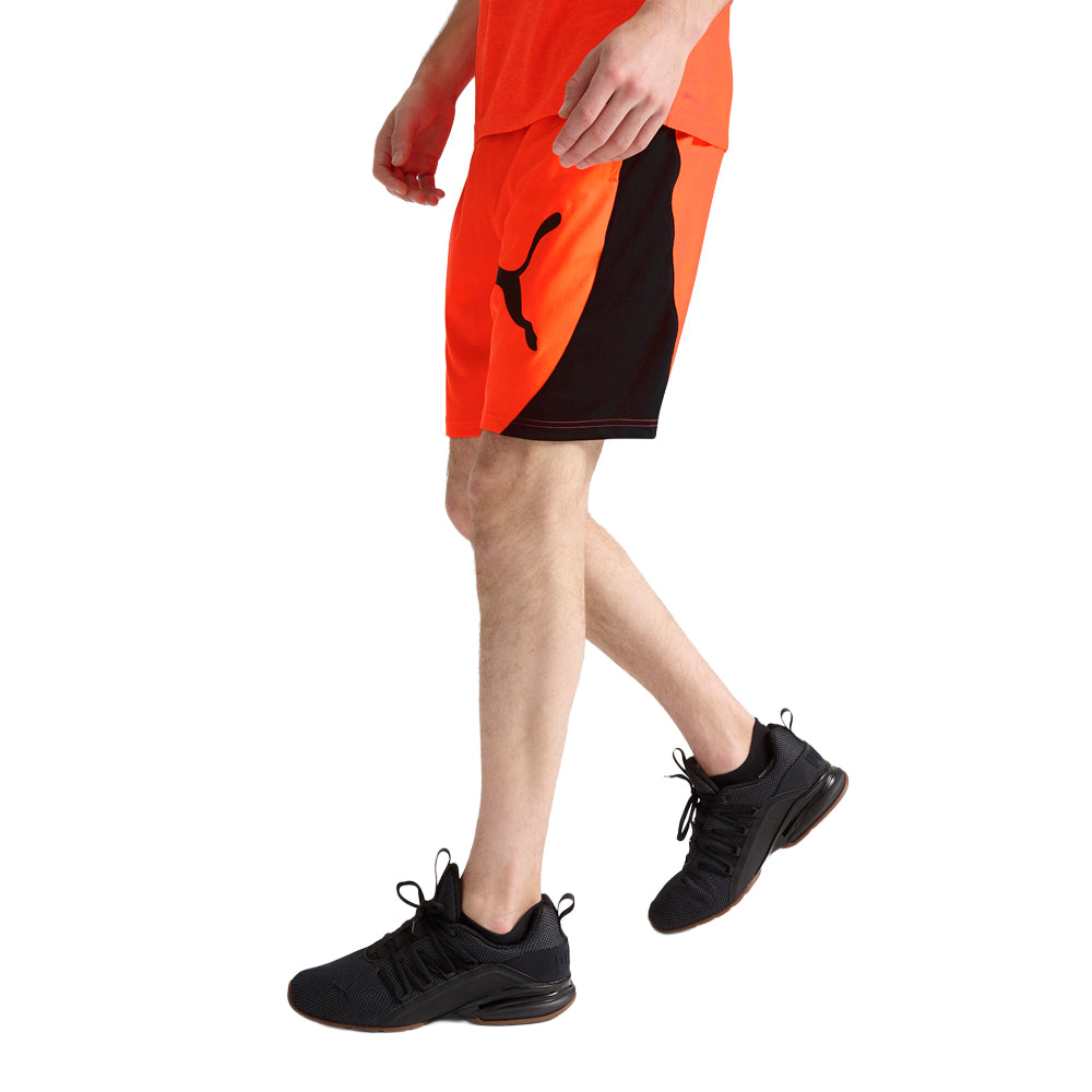 Shop Red Mens Train All DayTech 8 Inch Knit Athletic Shorts