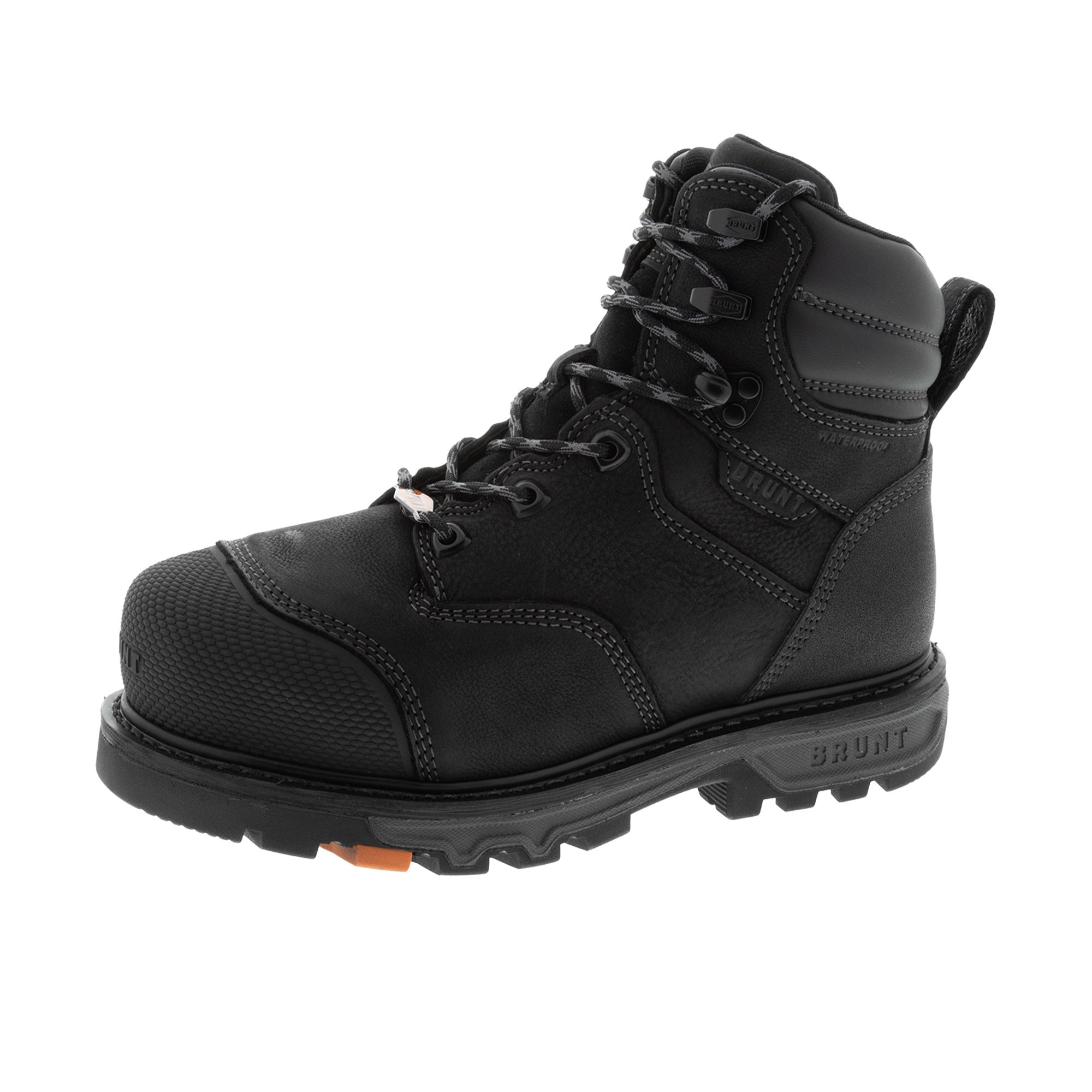 BRUNT The Mulder 6 Inch Welted Waterproof (Comp Toe) Black – Shoeteria