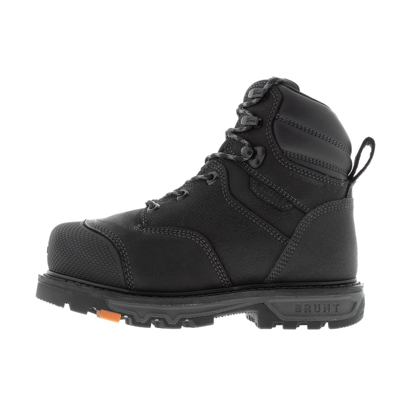 BRUNT The Mulder 6 Inch Welted Waterproof (Comp Toe) Black – Shoeteria