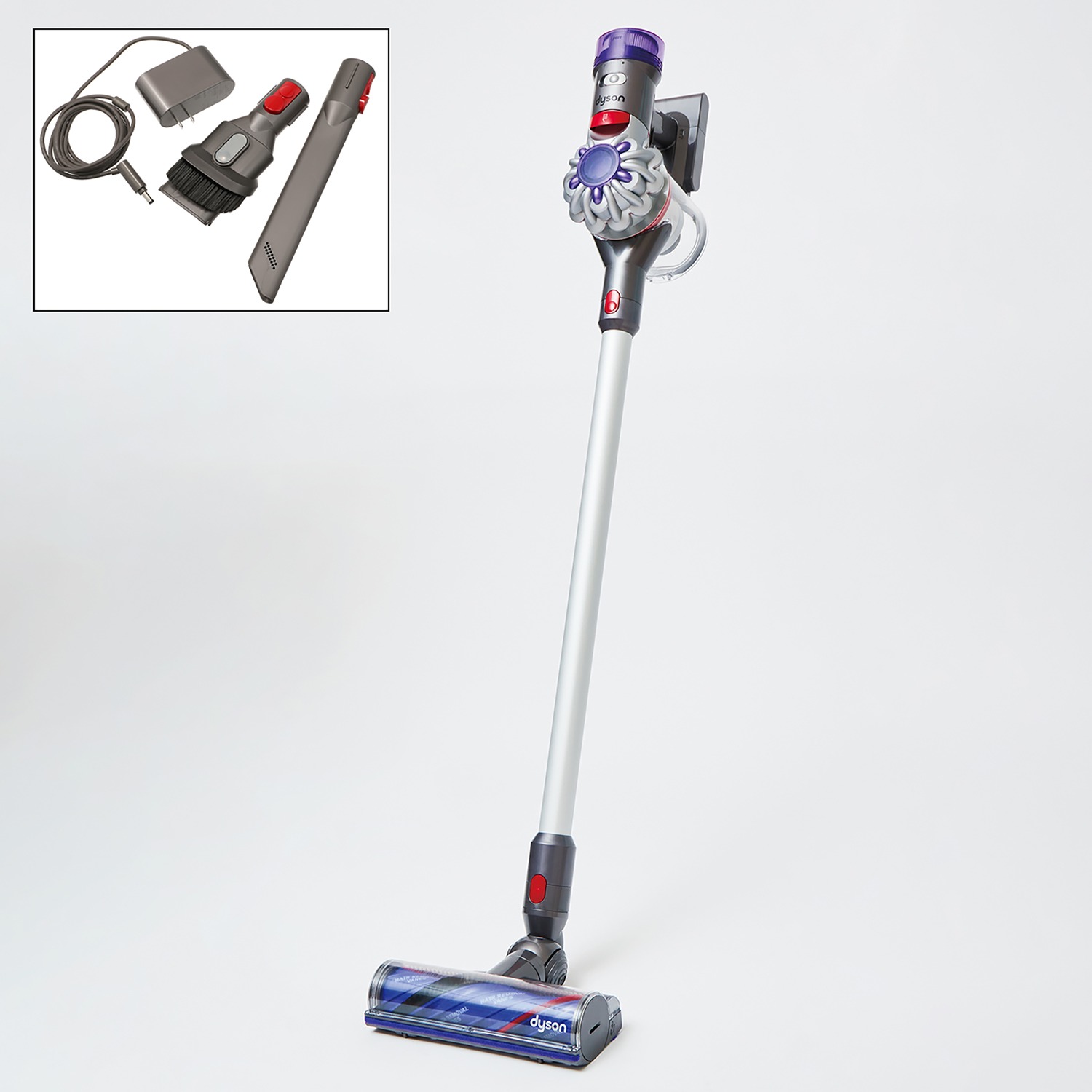 ダイソン 自動で毛絡みを解消する クリーナーヘッド搭載！ コードレス