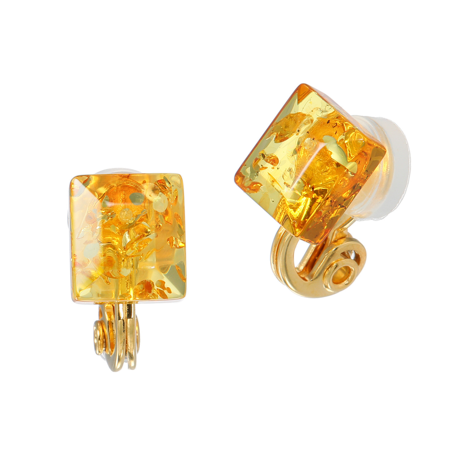 久慈琥珀 アンバー デザイン イヤリング／ピアス- ショップチャンネル