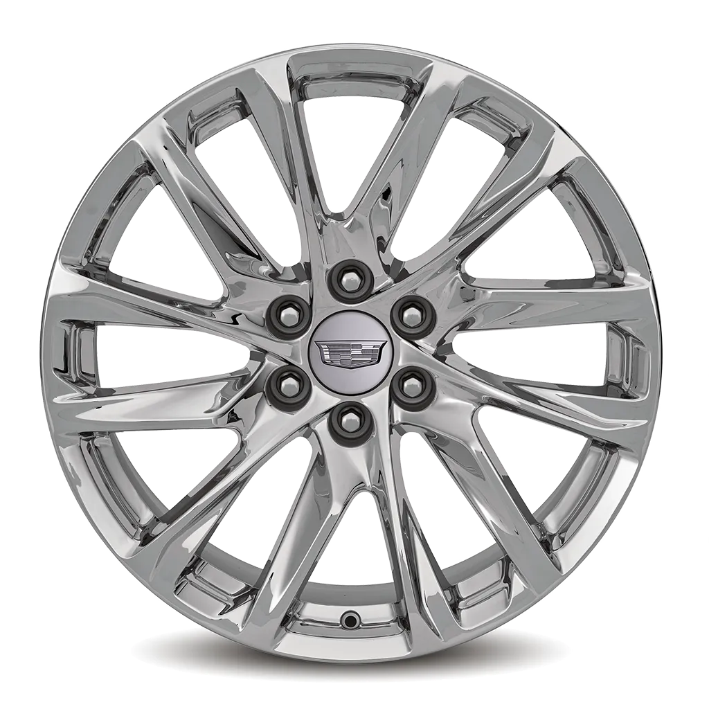 85008811 | Escalade | 22 inch Wheel | Bright PVD | 12-Spoke | SET