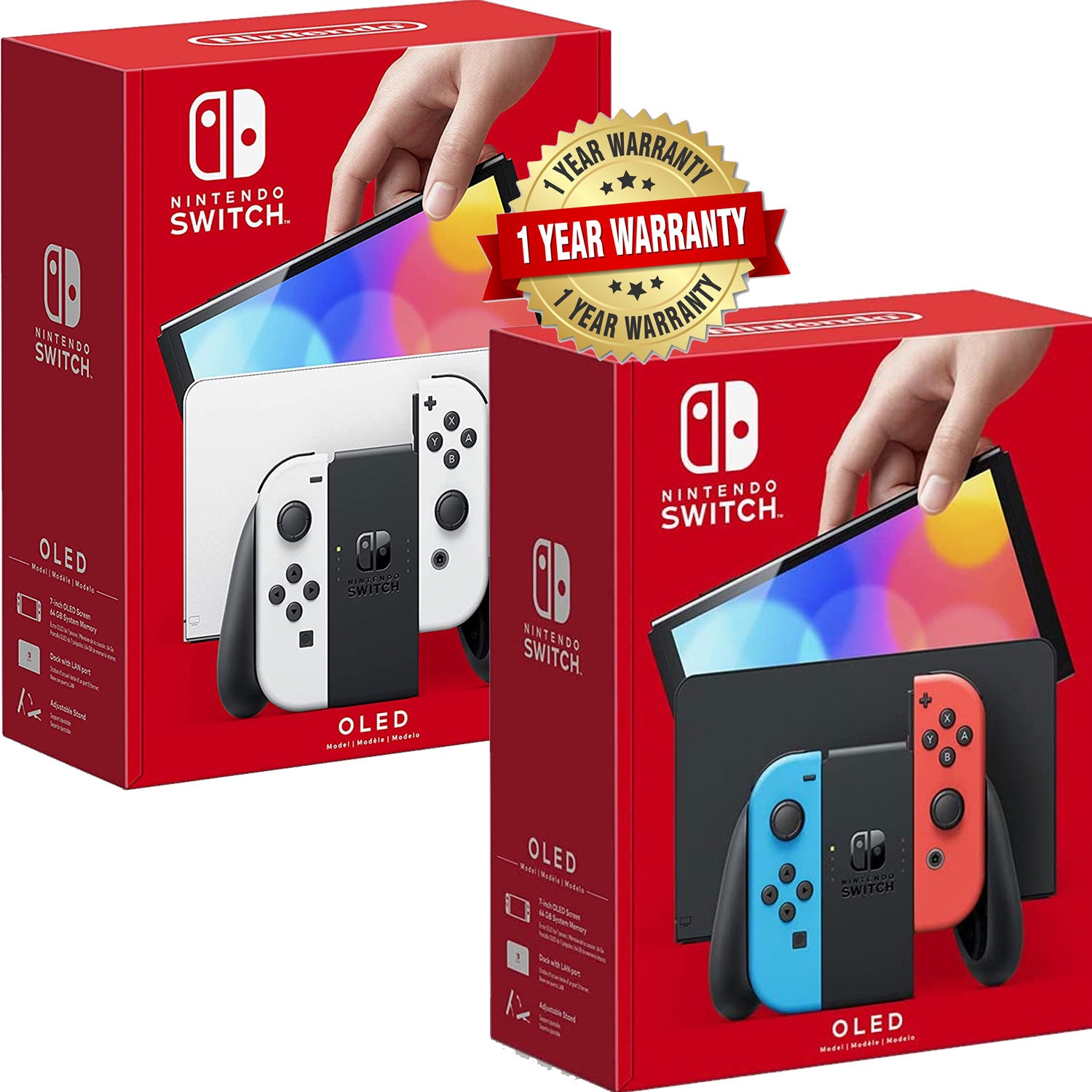 Nintendo Switch OLED Console + 1 Year Local Warranty by Singapore