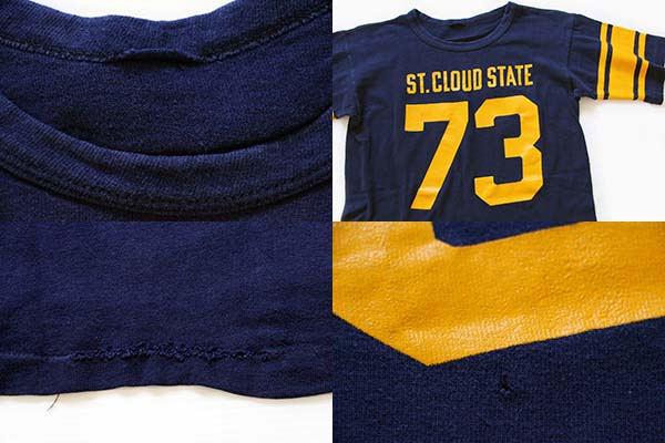 70s Championチャンピオン ST.CLOUD STATE 73 ナンバリング コットン