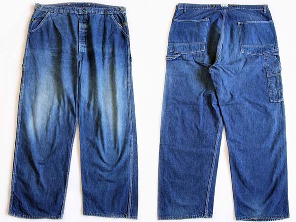 50s OSHKOSH B'GOSH リメイク インディゴ デニム ペインターパンツ w42
