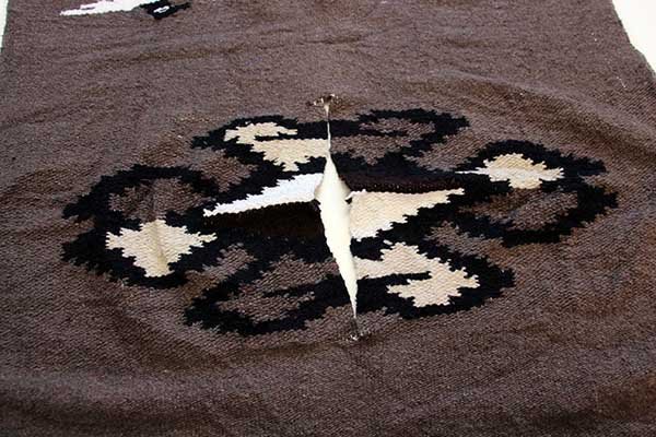 サンダーバード ネイティブ柄 メキシカン ラグ ポンチョ - Sixpacjoe