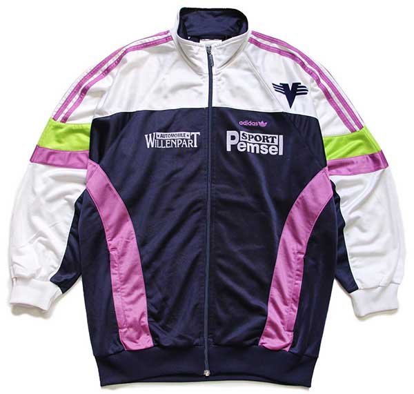 90s adidasアディダス HONDA ホンダ フェルトプリント マルチカラー